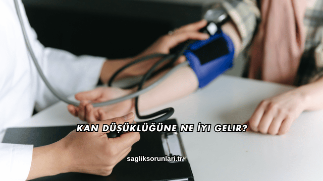Kan Düşüklüğüne Ne İyi Gelir?