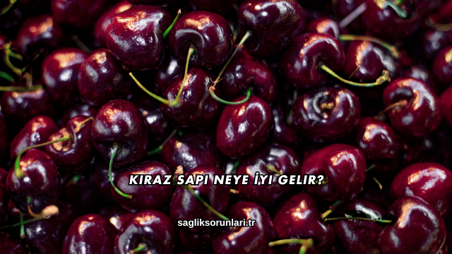 Kiraz Sapı Neye İyi Gelir?
