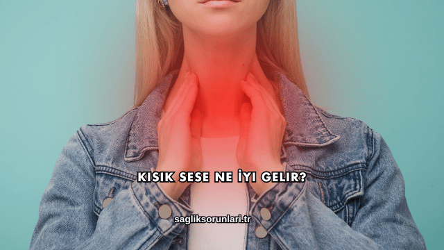 Kısık Sese Ne İyi Gelir?