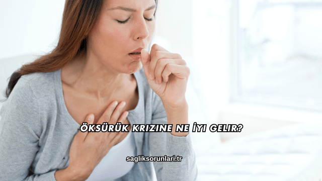 Öksürük Krizine Ne İyi Gelir?