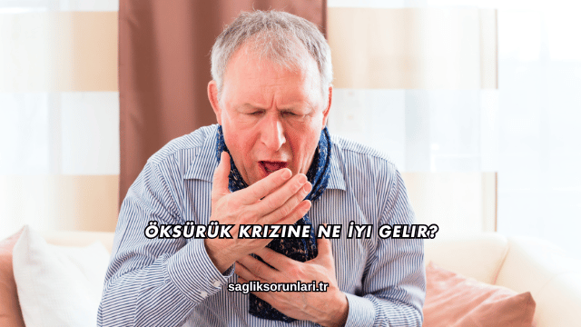 Öksürük Krizine Ne İyi Gelir?