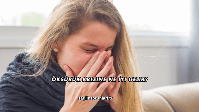 Öksürük Krizine Ne İyi Gelir?