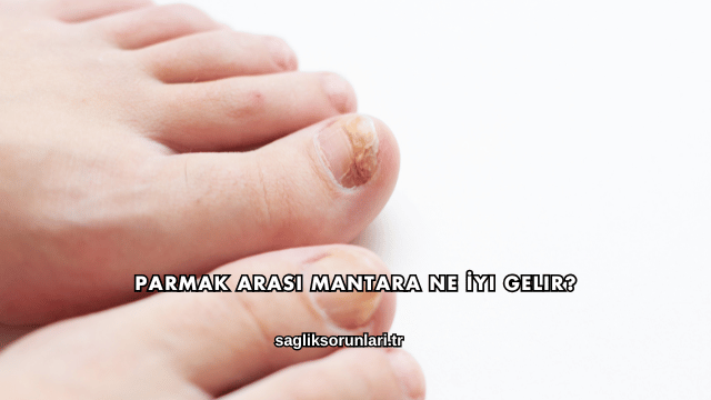 Parmak Arası Mantara Ne İyi Gelir?