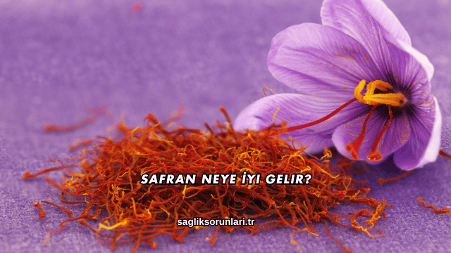 Safran Neye İyi Gelir?
