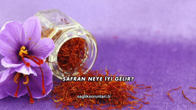 Safran Neye İyi Gelir?
