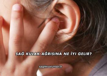 Sağ Kulak Ağrısına Ne İyi Gelir?