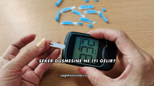 Şeker Düşmesine Ne İyi Gelir?