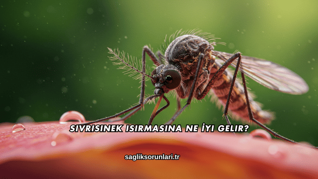 Sivrisinek Isırmasına Ne İyi Gelir?