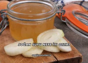 Soğan Suyu Neye İyi Gelir?