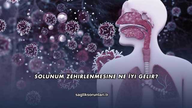 Solunum Zehirlenmesine Ne İyi Gelir?