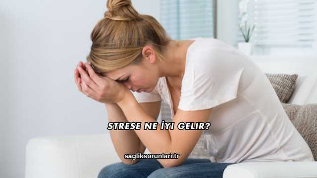 Strese Ne İyi Gelir?