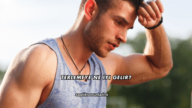 Terlemeye Ne İyi Gelir?