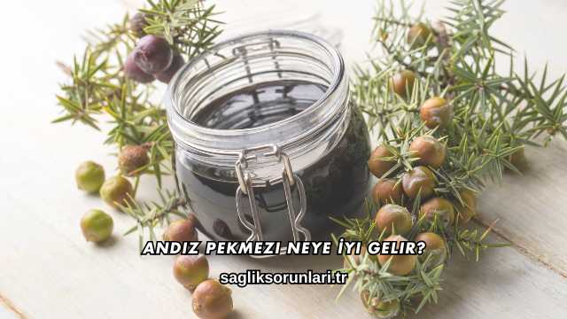 Andız Pekmezi Neye İyi Gelir?