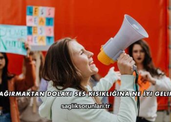 Bağırmaktan Dolayı Ses Kısıklığına Ne İyi Gelir?