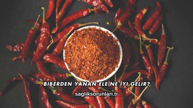 Biberden Yanan Ele Ne İyi Gelir?