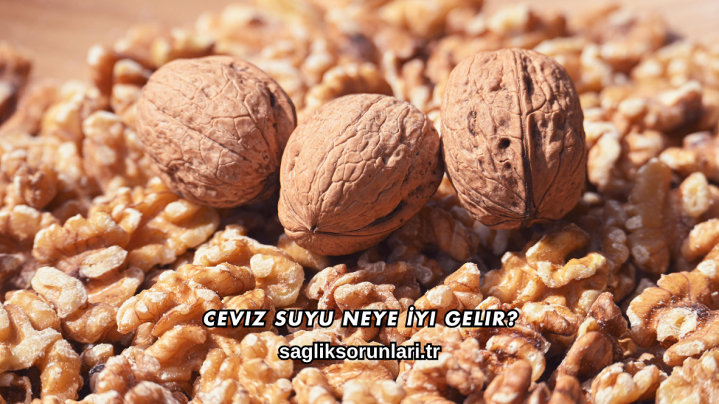 Ceviz Suyu Neye İyi Gelir?